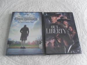 FIRST FREEDOM (PBS PRODUCTION): & OUT OF LIBERTY: (SAMUEL GOLDWYN FILM) DVDS NEW - Imagen 1 de 2