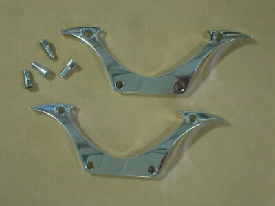 SOPORTES GUARDABARROS DELANTERO BIG DOG PULIDO BILLET RIDGEBACK K-9 CHOPPER GUARDABARROS ACERO Foto 1 de 4