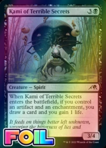 x1 Kami of Terrible Secrets NEO MTG 105/302 FOIL COMMON M/NM 1x - Picture 1 of 1