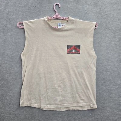 VINTAGE Hawaiian Strength Men Shirt 2X Hookele Hawaiian Navigator Sleeveless Y2K - Image 1 of 4