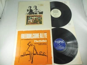 LOT of 2: The Exiles- Freedom, Come All Ye & Burke / Ó Domhnaill- Portland  EX+ - Imagen 1 de 9