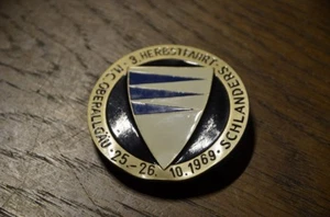 Oldtimer Plakette, M. C. Oberallgäu, 3. Herbstfahrt, Schlanders, 1969, s. Fotos! - Bild 1 von 6