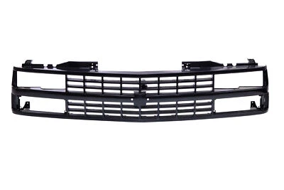 AM New Black Grille w/Insert Trim For 88-93 Chevy Pickup Dual Seal Beam Type Foto 1 de 4