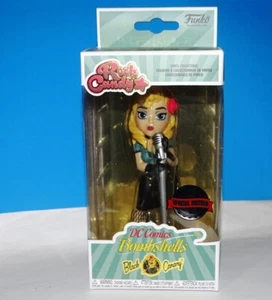 Funko POP! DC Bombshell Black Canary Rock Candy Exclusive Figure - Picture 1 of 7