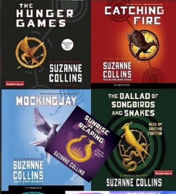 THE HUNGER GAME SAGA  (Unabridged Editions) by Suzanne COLLINS 🔥5 AUDIOBOOKS 🔥 - Image 1 of 4