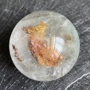 Bola de cristal fantasma verde natural 180 g esfera de cuarzo de jardín pulido L240 - Imagen 1 de 6