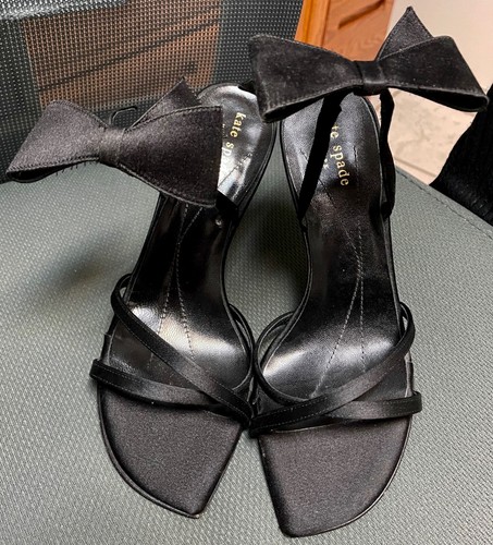 Sandali eleganti neri Kate Spade taglia 7B