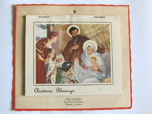 1958 KALENDER ST PAUL'S CHURCH PEORIA ILLINOIS - Bild 1 von 4