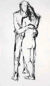 PAREJA DE AMOR - Friedrich STABENAU - 1947 - Hermanos HOMBRE - GANÍMEDE - Imagen 1 de 1