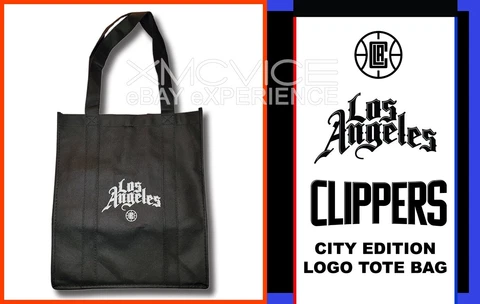 LOS ANGELES CLIPPERS TOTE BAG MISTER CARTOON CITY EDITION LOGO EXCLUSIVE NEW Cover