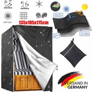 Strandkorb Schutzhülle Wetterfest 420D Strandkorbhülle XXL Abdeckhaube XL Hülle - Bild 1 von 16
