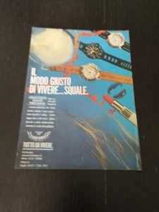 1988 KORALLENHAI CHRONO DAY DATE THREE COMPASS VINTAGE UHR PUB WATCH AD - Bild 1 von 1