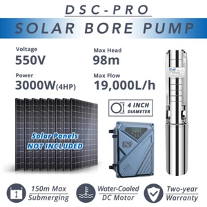 [Pro] Bomba de orificio encapsulado de agua y resina solar de CA/CC 2200W 255m 4 HP 19m3 98m - Imagen 1 de 6