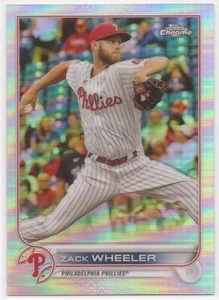 2022 Topps Chrome Refractor # 207 - Zack Wheeler - Philadelphia Phillies - Bild 1 von 2