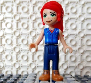 LEGO frnd284 Friends Mia - Dark Blue Trousers, Dark Azure Plaid Shirt, 41361 - Picture 1 of 3