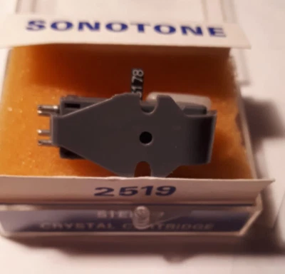 Sonotone 2519 Diamond Ceramic Stereo Cartridge Stylus & bracket Garrard Dansette - Image 1 of 4