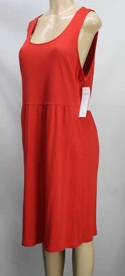 Charter Club Weekend Women's Shift Dress Sleeveless Red Size 1X - Image 1 of 4