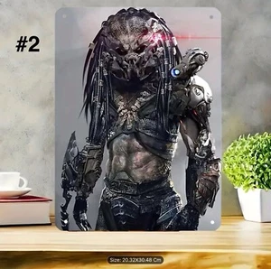 Predator #2 Metal Sign 30cm x 20cm HORROR MOVIE WALL ART FREE FAST POST 3 DESIGN - Picture 1 of 24