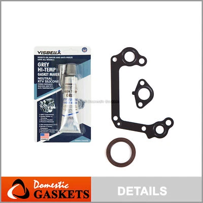 Fits Crankshaft Front Seal Set 98-08 Toyota Celica Corolla Matrix MR2 1.8L 1ZZFE - Image 1 of 4