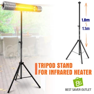Maxkon Infrared Heater Adjustable Tripod Stand Heavy Duty Outdoor Indoor Patio - Picture 1 of 11