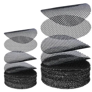 100 Pack Round Flower Pot Hole Mesh Pad Breathable Bonsai Pot Bottom Grid Mat - Picture 1 of 14
