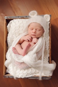 Newborn Bear Bonnet Beanie Baby Girl Boy Crochet Bear Hat Newborn Photo Prop