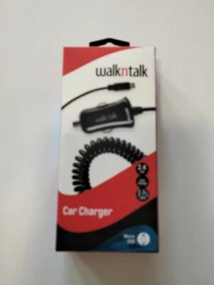WalknTalk CAR Phone CHARGER Samsung, Windows, Android,MP3,GPS - image 1 of 4