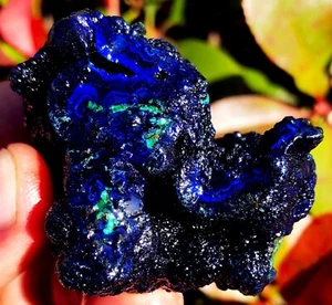 91,4g RAW Complete RARE Natural Azurite & Green Malachite Specimen ic9986 - Bild 1 von 17