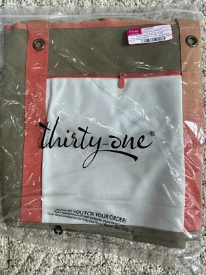 Thirty One Extra Large Storage Tote in Olive Colorblock - Image 1 of 4