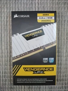CORSAIR VENGEANCE LPX 16GB (2 x 8GB) 2666 MHz DDR4 RAM CMK16GX4M2A2666C16 - Picture 1 of 6