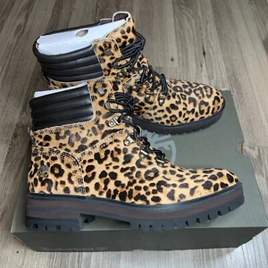 Timberland Damen London Square Mid Wanderstiefel braun Leopardenmuster 0A2GCR NEU - Bild 1 von 6