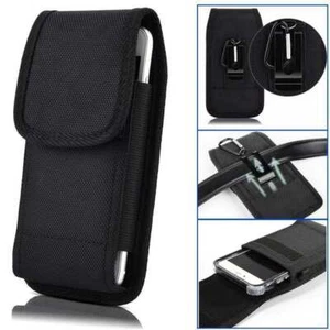 For Verizon KAZUNA eTalk F119 Phone Case Belt Pouch Holster w Clip/Loop Black - Picture 1 of 10