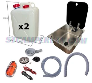 Kit Lavabo Kit Fregadero Pica Autocaravana O Camper - Imagen 1 de 5