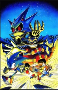 2024 C2E2 Sonic The Hedgehog arte impreso exclusivo por poncho 11X17 - Imagen 1 de 3