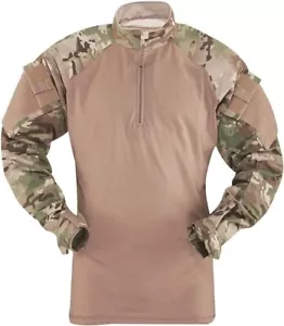 TRU-SPEC Camicia da Combattimento Uomo, GRANDE, Marrone/Multicam - Foto 1 di 6