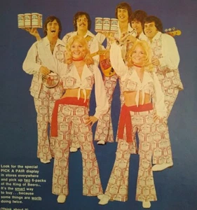 1972 Budweiser Beer Vintage Original Print Ad - Pick A Pair Of Six-Packs - Picture 1 of 2