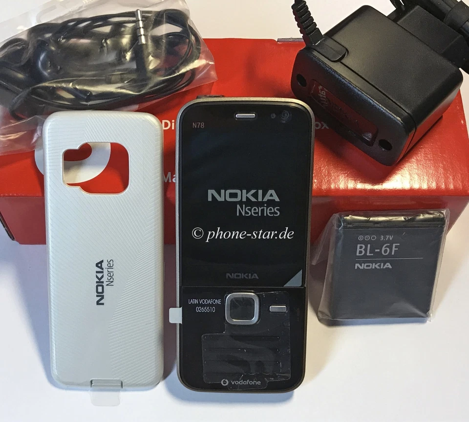 Nokia  N78 - Schwarz (Ohne Simlock) Smartphone