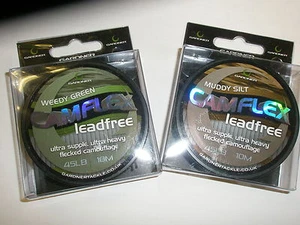 Gardner Camflex Líder sin plomo 45 lb 10 m TODAS LAS VARIEDADES aparejo de pesca de carpa - Imagen 1 de 1