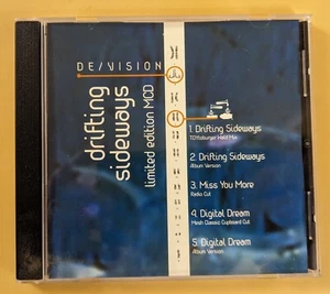De/Vision- Drifting Sideways CDS- 5TRK MAXI-SINGLE! LIMITED! A DIFFERENT DRUM! - Picture 1 of 3