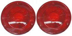 (2) 67-72 Par de lentes traseras rojas traseras para camión Chevy/GMC - Imagen 1 de 7
