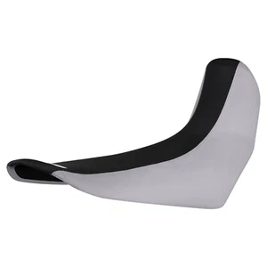 2004-2017 Yamaha XT 660 Seat Cover By Enjoy Mfg SILVER/ BLACK std #345 LOGO - Picture 1 of 4