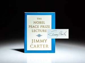 Jimmy Carter / Nobel Peace Prize Lecture Delivered in Oslo Signed 1st Edition - Picture 1 of 6