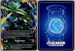 DIGIMON TCG PRE-RELEASE - FUJINMON - BT9-054 U - NM - Picture 1 of 1