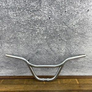 Old School BMX Freestyle Handlebar Double Clamp Bar 80s 90s 2PC Chrome Live Chin - Picture 1 of 17