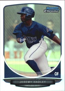 2013 Bowman Chrome Draft Picks Prospects Refractor #113 Jeremy Hadley  S27741 