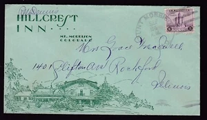 ADVERTISING - HILLCREST INN 1934, MT. MORRISON, COLORADO - Picture 1 of 2