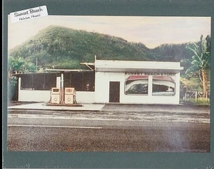 HISTORIC SUNSET BEACH STORE HAND COLORED B&W TO GICLEE PHOTO 1981? ON 8x10 MATT - Picture 1 of 1