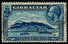Gibraltar Sg113a, 3D Blue, Used. Cat £42. Perf 13½X14