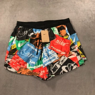 Nike Dri‑FIT Stride Run Energy 5″ Running Shorts HJ4162 Men’s Large Colorful NEW - Image 1 of 4