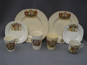 Edward VIII commemorative wares inc plates and cups collection of 8 pieces - Picture 1 of 22